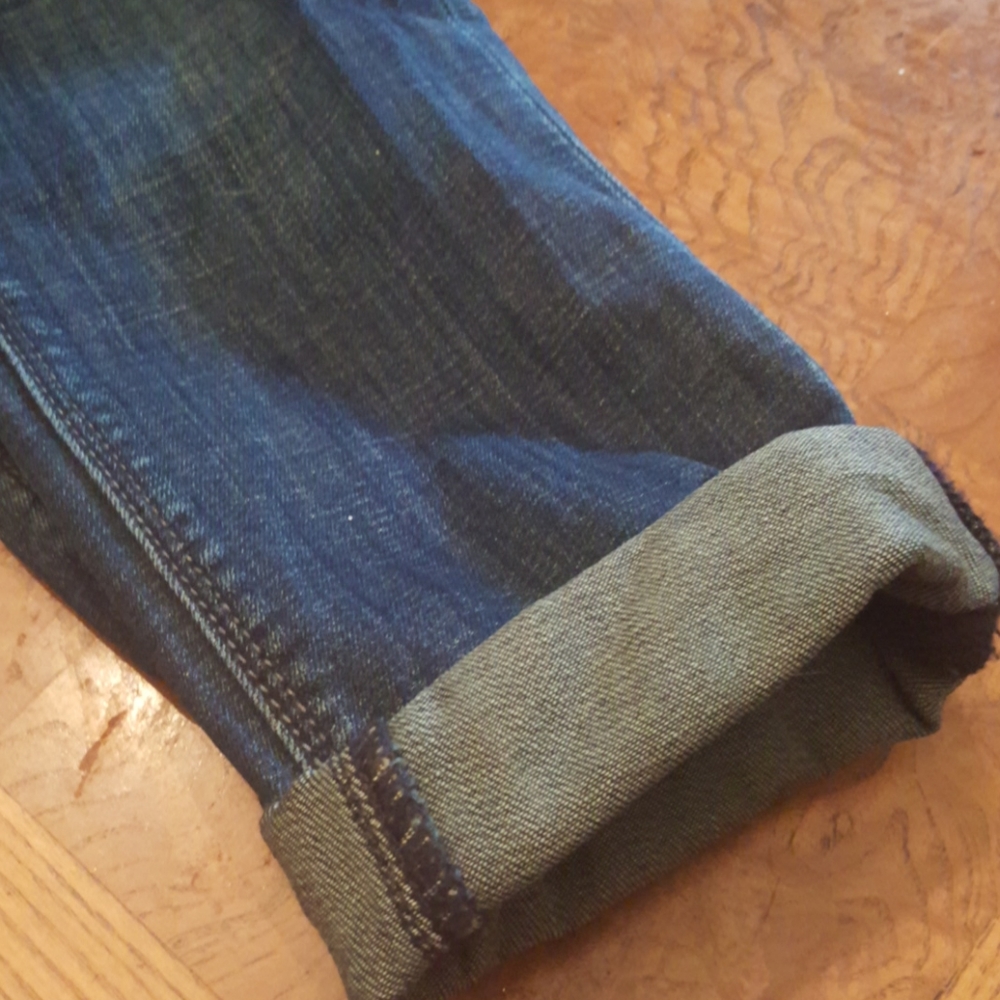 Giuliana Cropped/ cuffed/distressed Jeans - Picture 4 of 7